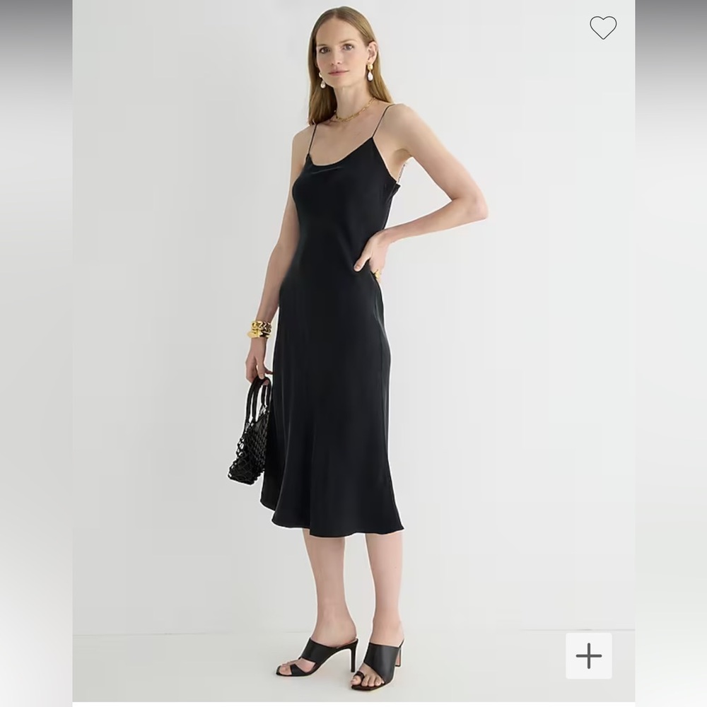 J crew Gwyneth cupro-blend slip dress size 14